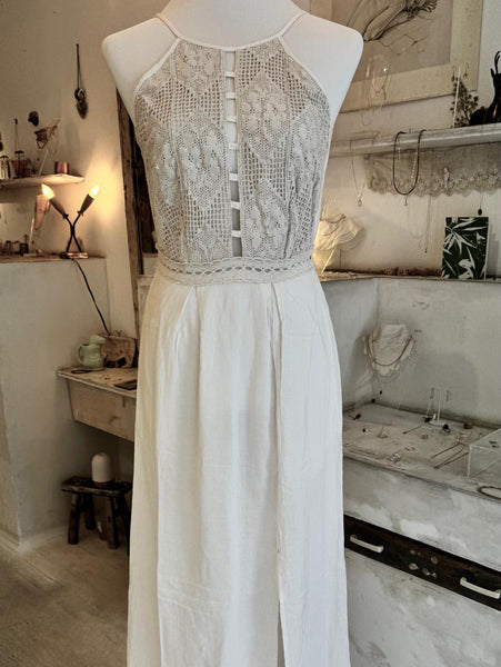 Organic Cotton White Dress  | Alma