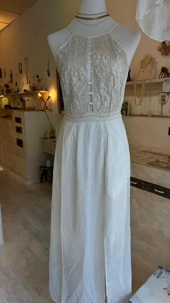 Organic Cotton White Dress  | Alma