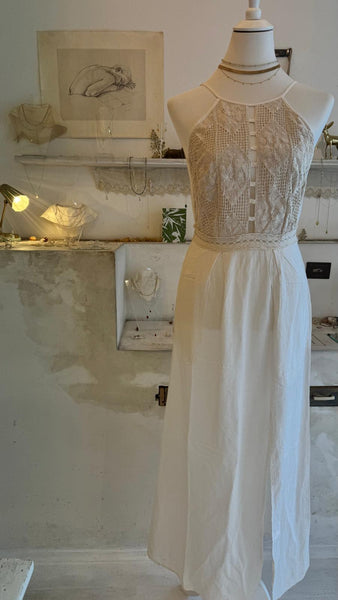 Organic Cotton White Dress  | Alma