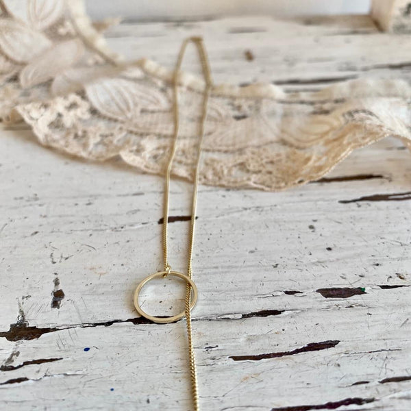 „Lazo' necklace | Oxidized silver