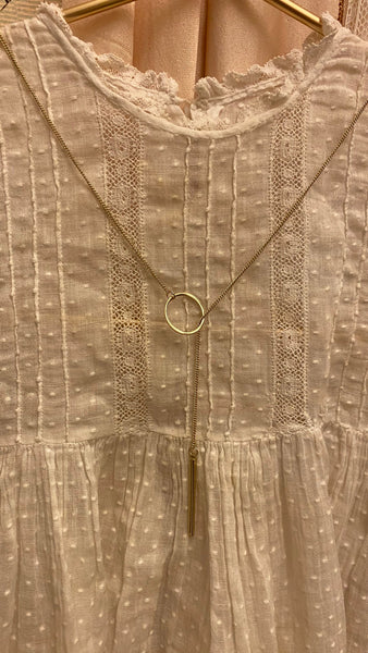 „Lazo' necklace | Oxidized silver