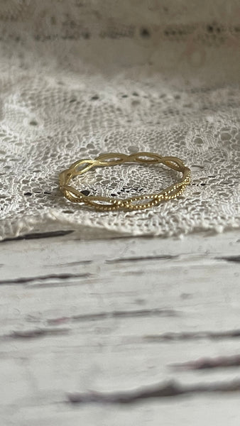 'shallot' ring | 24k gold-plated
