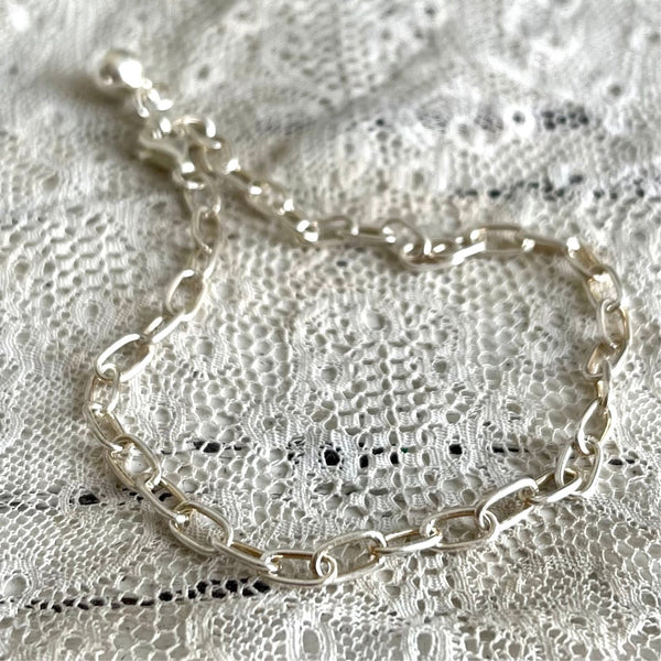 “cable chain' bracelet |  925 Silver