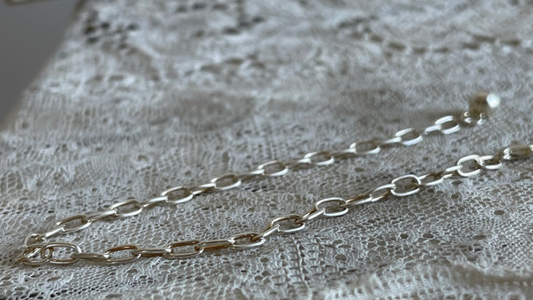 “cable chain' bracelet |  925 Silver