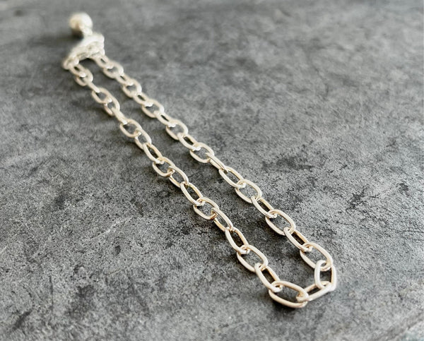“cable chain' bracelet |  925 Silver