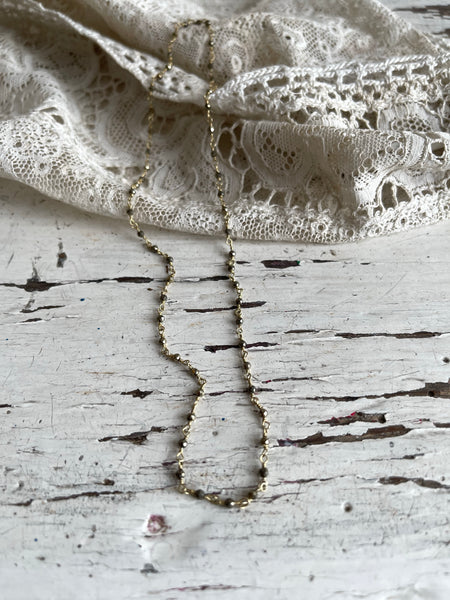 "Pyrite" Rosary choker | 925 Silver