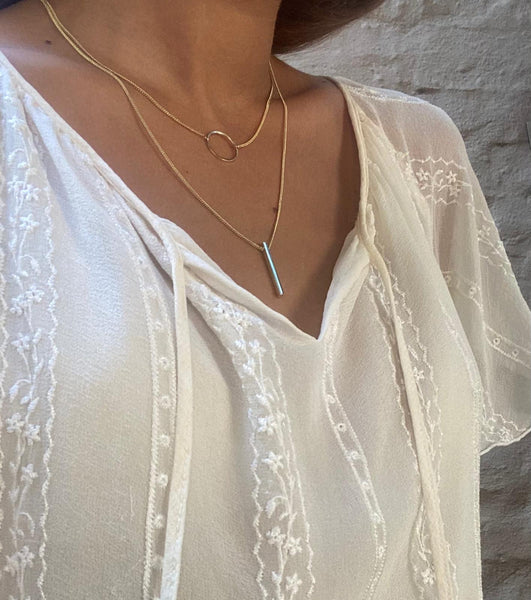 ‘Lazo doble’ necklace |