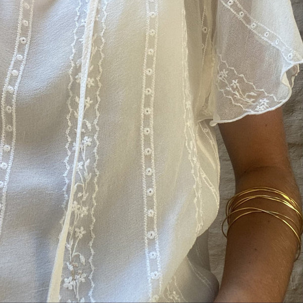 'nest' bracelet | 24k gold-plated