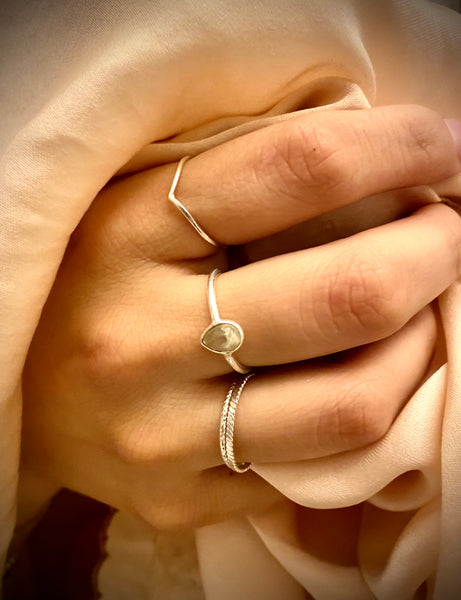 Citrine | 'laia' ring  | 925 Silver